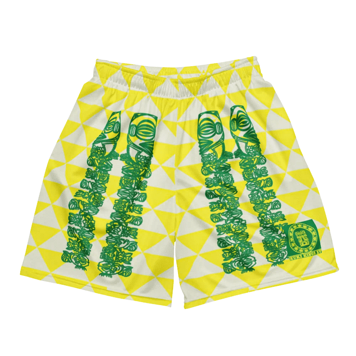 Symmetric Spirals Unisex TIKI Mesh Shorts product image (2)