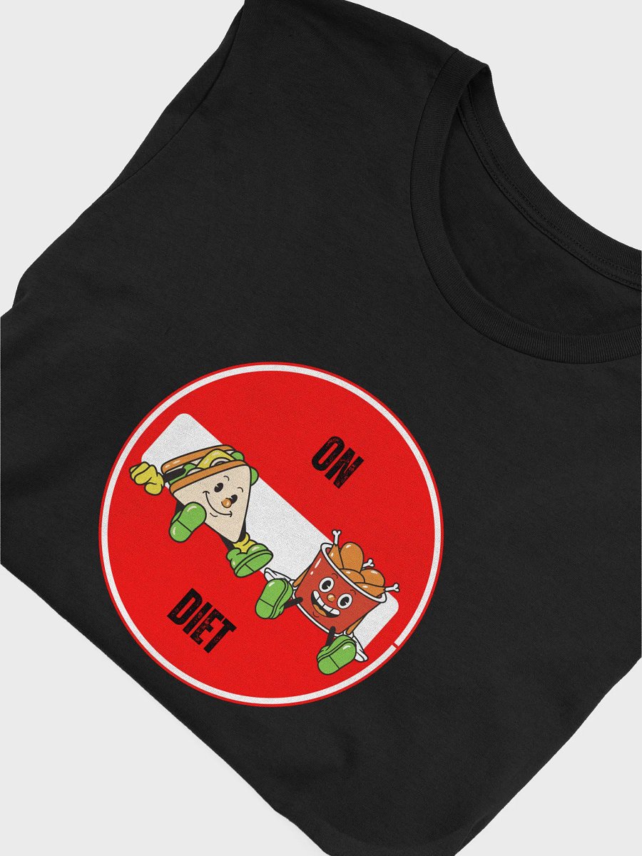 Cheeky Diet Humor Cartoon T-Shirt product image (36)