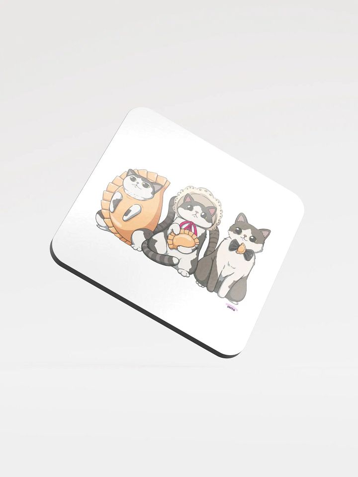 Pierogi Kitties Cork Coaster product image (1)