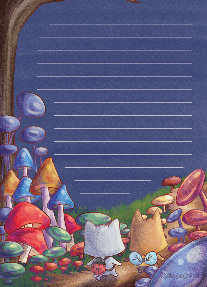 Mushroom Forest | A6 Notepad product image (1)