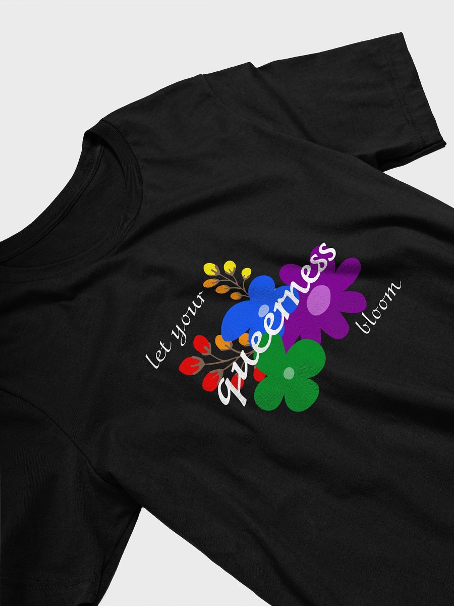 let your queerness bloom t-shirt product image (3)