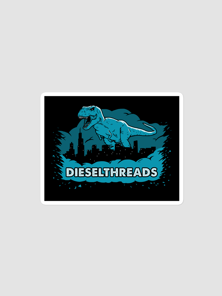 DieselThreads Classic Logo Blue Sticker product image (1)