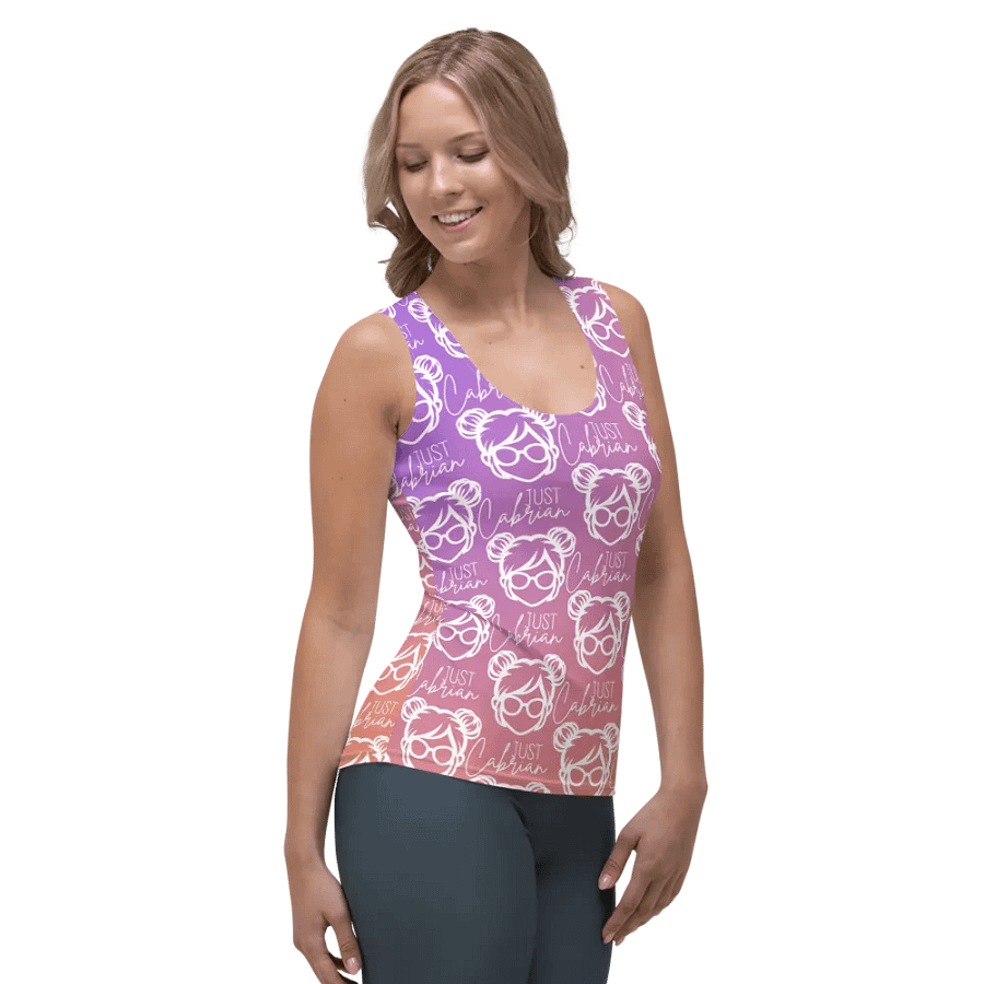 JustCab Ombre Logo tank product image (6)