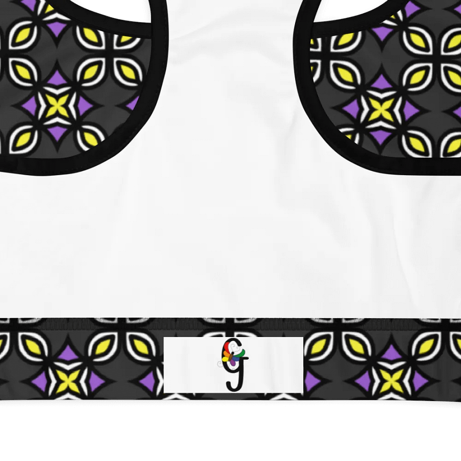 Non-Binary Abstract (3) - Sports Bra product image (8)