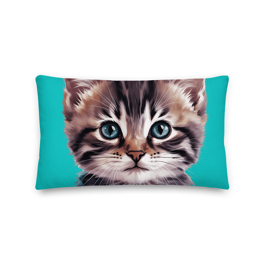 Cat Cushion/ Pillow Turquoise product image (2)