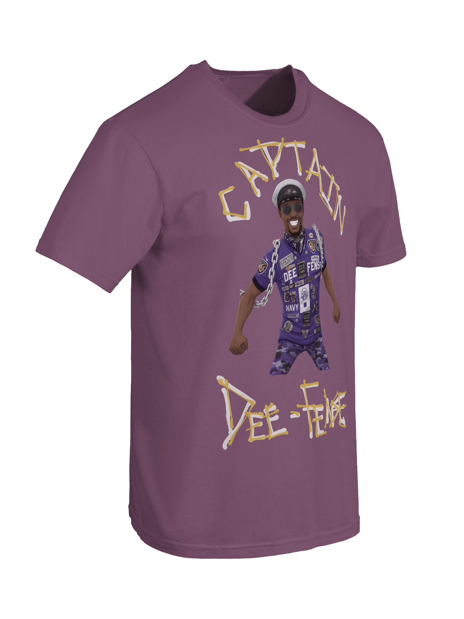 Captain Dee-Fense Graphic Tee product image (6)