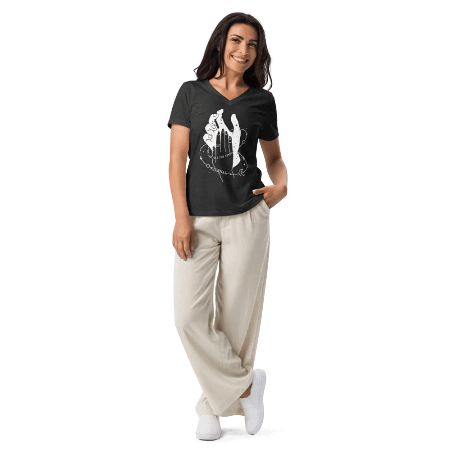 We Are Like The Stars Bella+Canvas Women's Relaxed V-Neck T-Shirt product image (9)