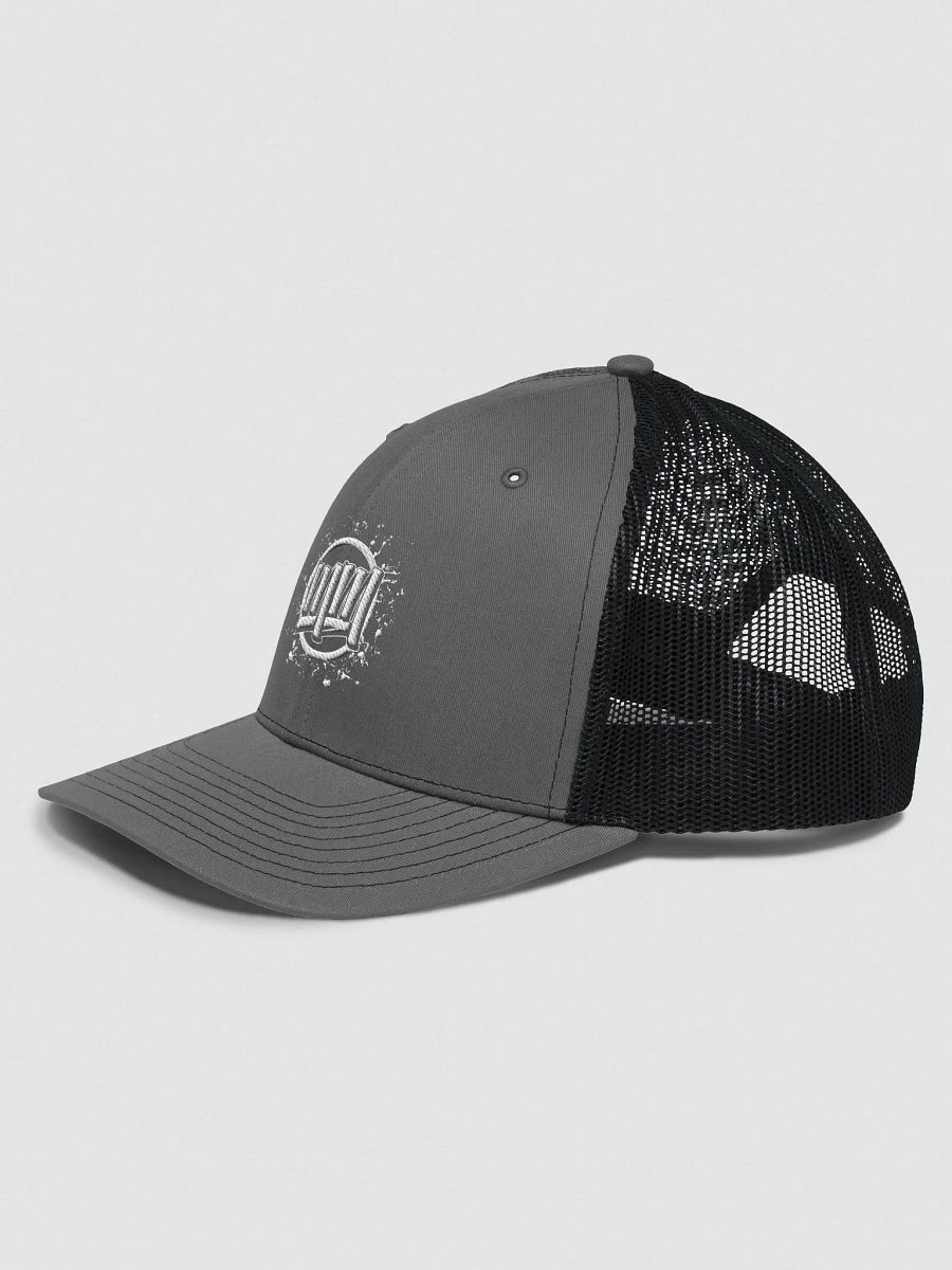 Mr Moist White Circle Splatter Trucker Hat product image (12)