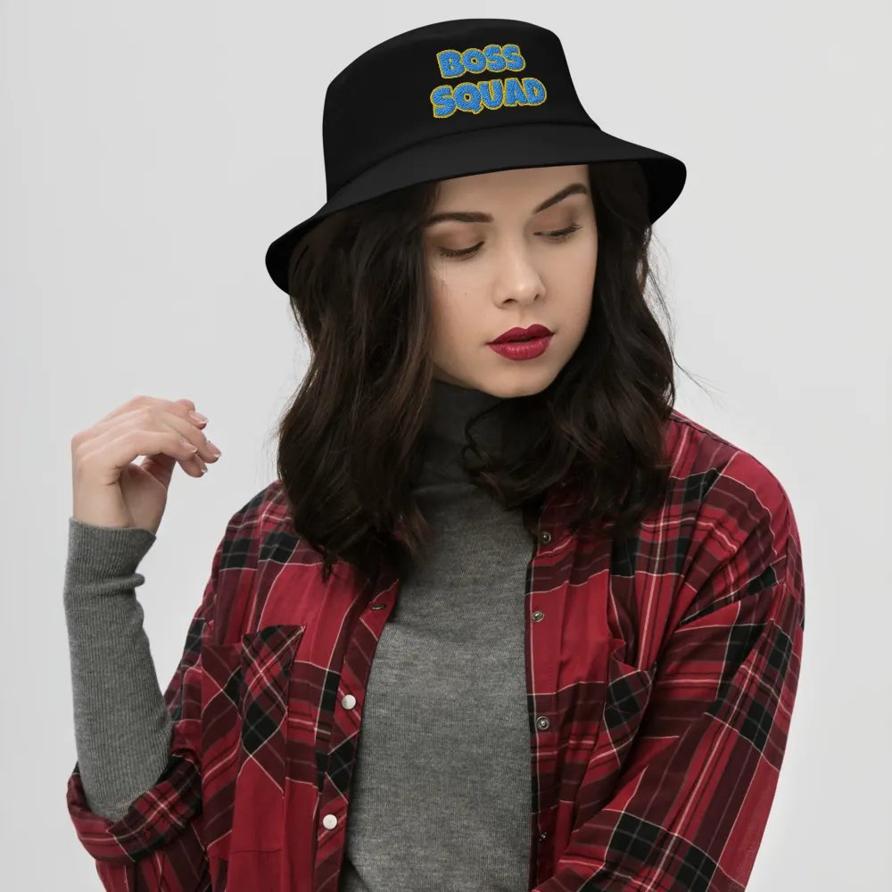 Boss Squad Bucket Hat (Blue & Yellow) product image (12)