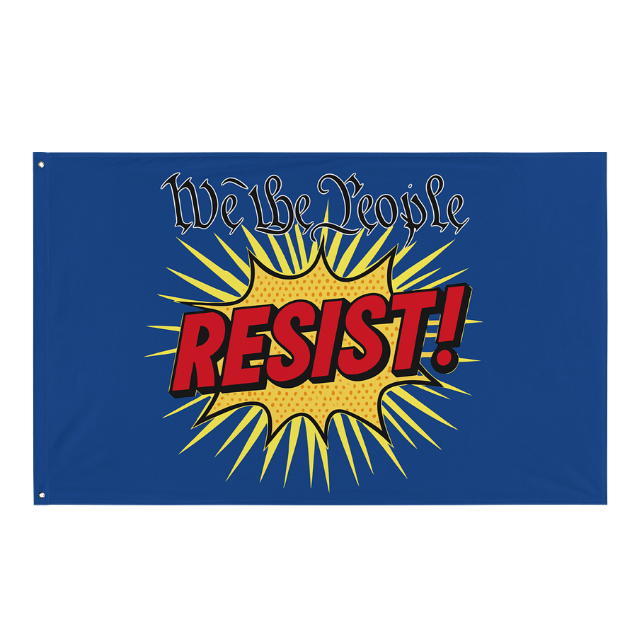 Resist! All-Over Print Flag product image (1)