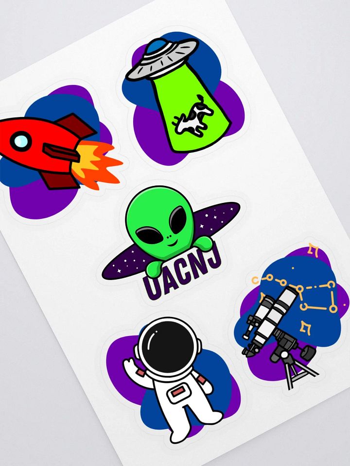 UACNJ Emote Sticker Sheet product image (1)