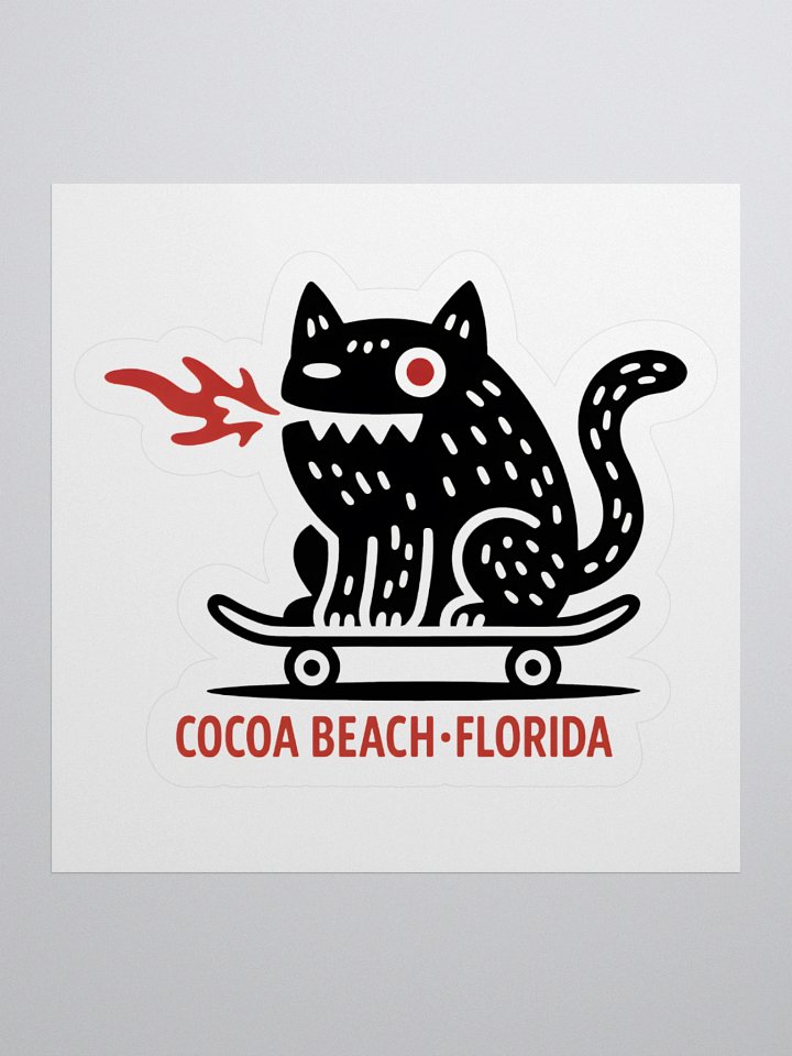 Cocoa Beach Florida | Skate Sticker product image (2)