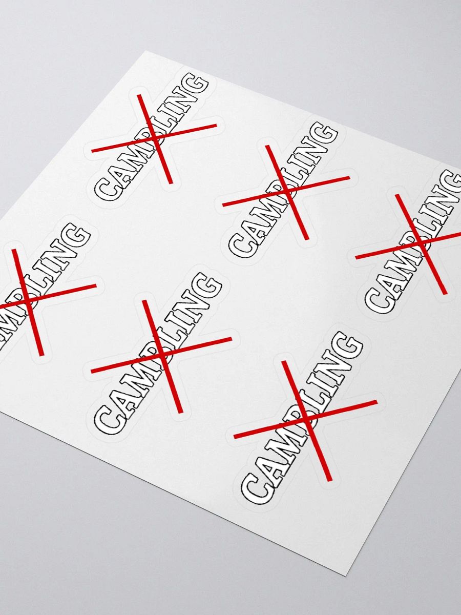 Dont Camble Stickers product image (3)