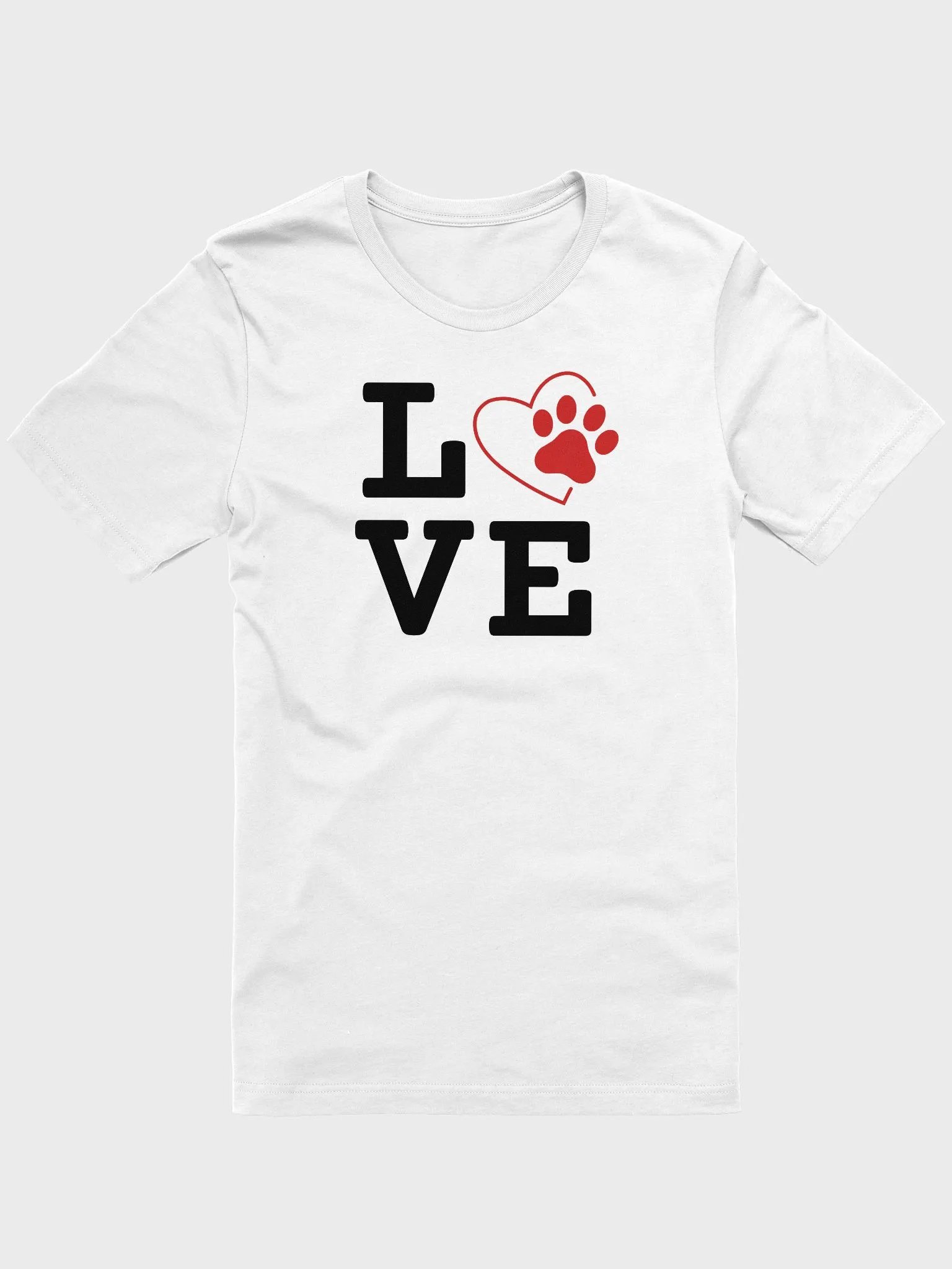 VET & VET TECH Pawprint Heart T-Shirt product image (2)
