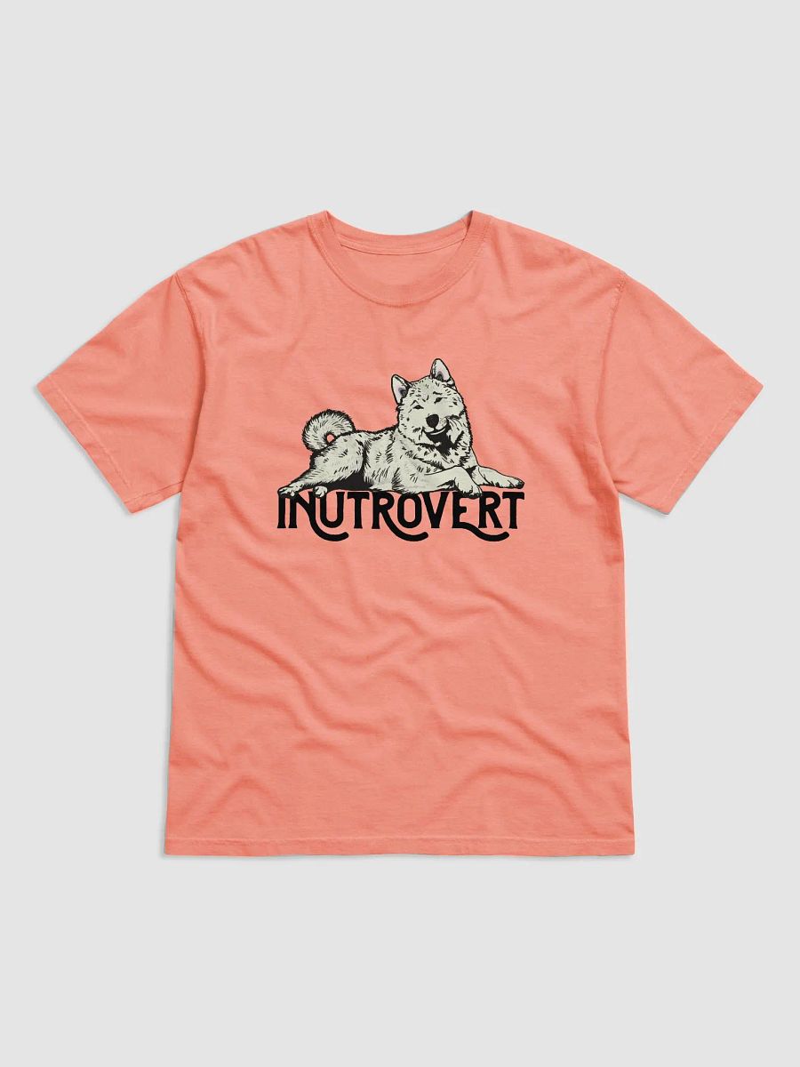 Inutrovert T-Shirt of an Akita Inu (White) | Funny T-Shirt for Akita Paw-rents product image (29)