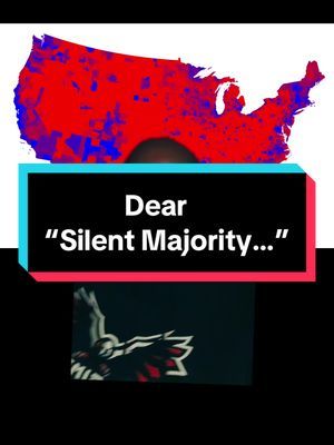 Dear #MAGA, you are NOT the #SilentMajority. You are a very loyd and dramatic MINORITY in this country. #kamala #2024election #election2024 #Election #peoplevotenotland #TEDTalk 