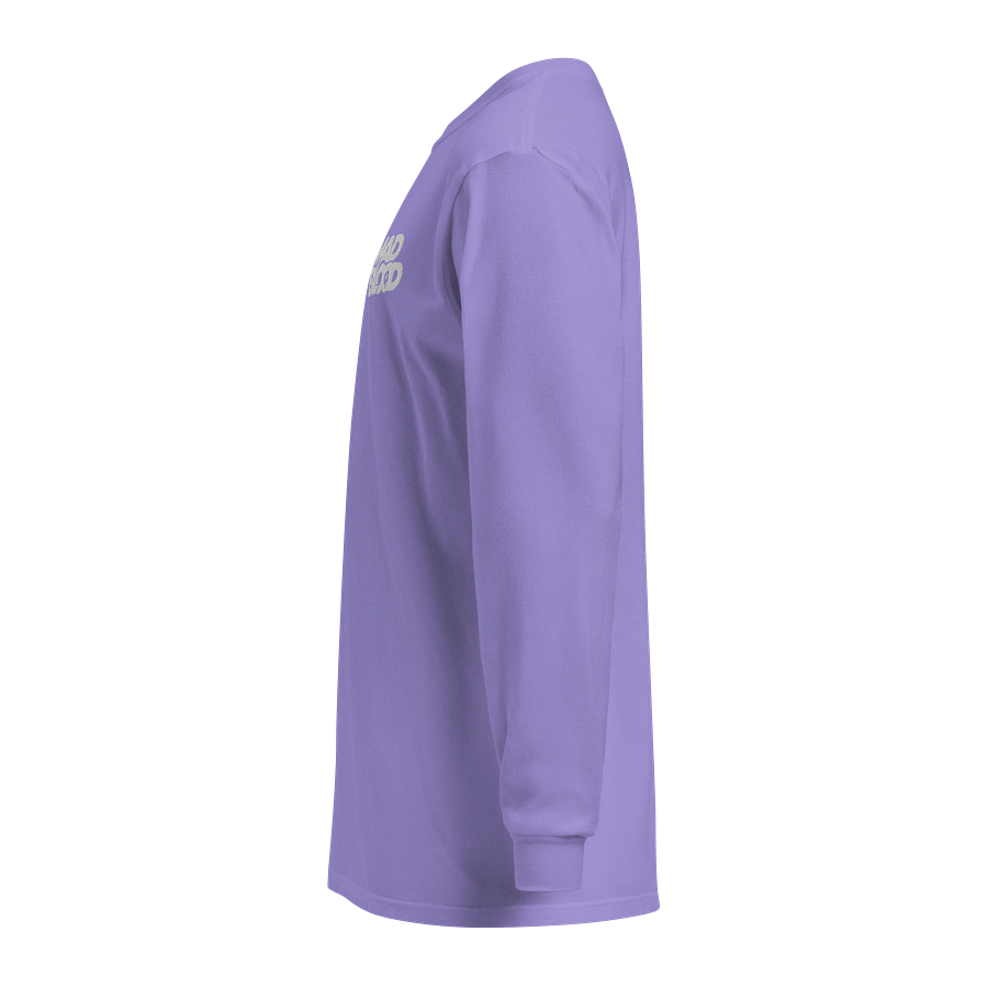 Mad Blood Comfort Colors Stitched White Logo Unisex Heavyweight Long Sleeve Shirt product image (3)