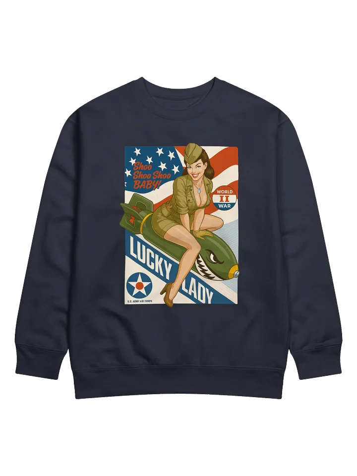 Retro Pin-Up ‘Lucky Lady’ US Army Air Corps Sweater product image (3)