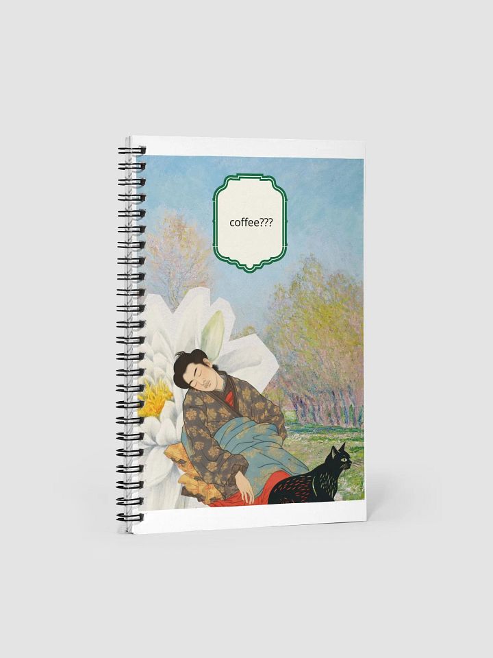 Artistic Coffee Cup Spiral Notebook product image (1)