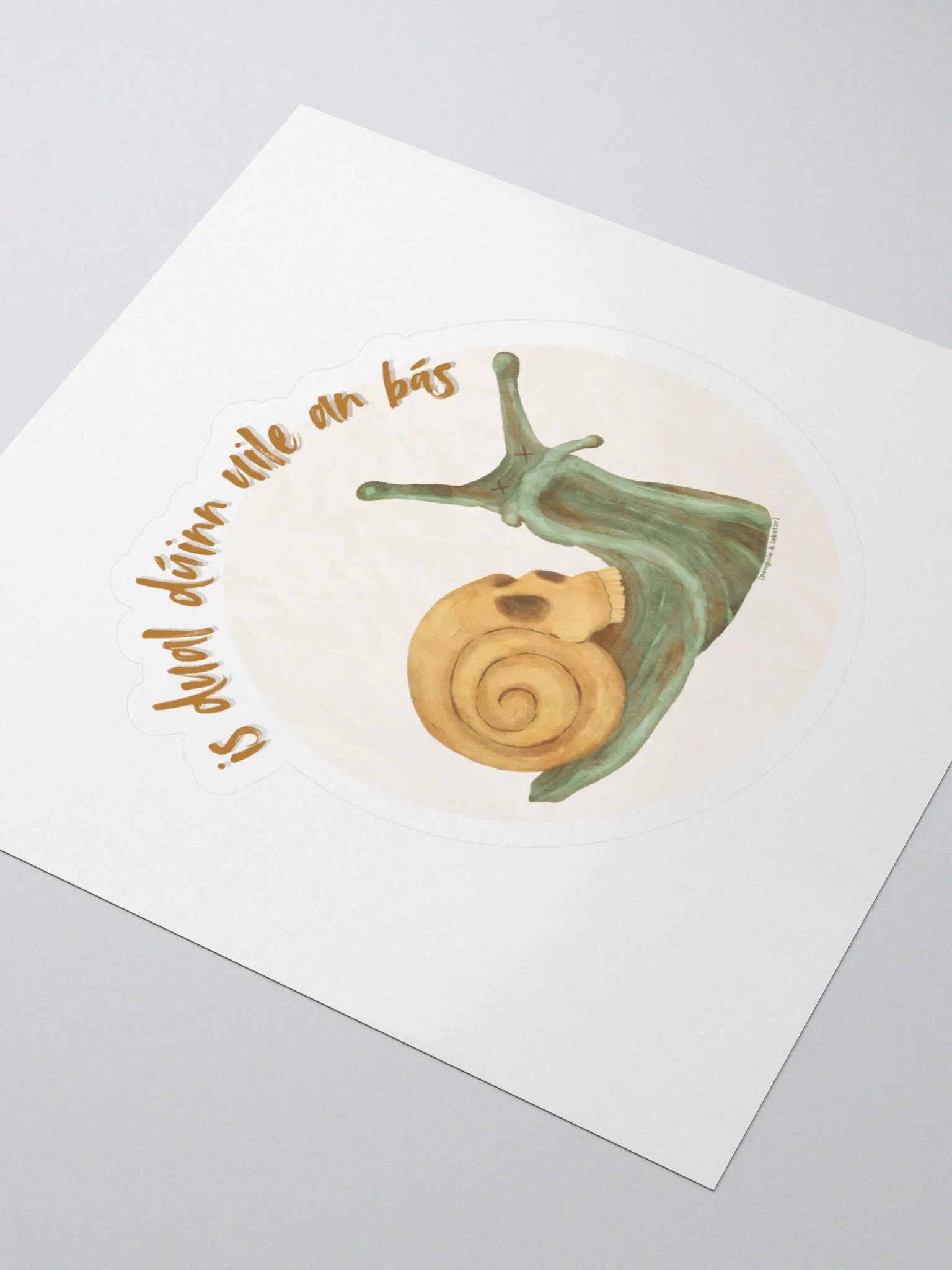 Is Dual Dúinn Uile an Bás Sticker product image (3)