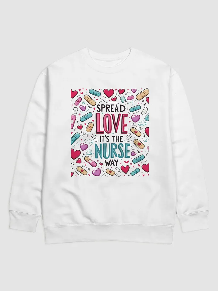 NURSE LOVE BAND-AID CROP Sweatshirt product image (3)