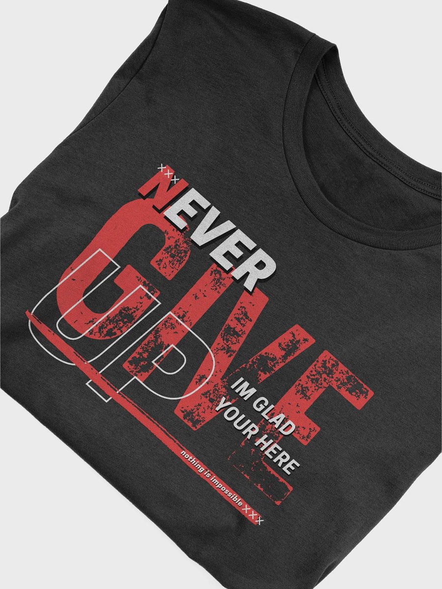 Never Give Up Distressed Tee product image (37)
