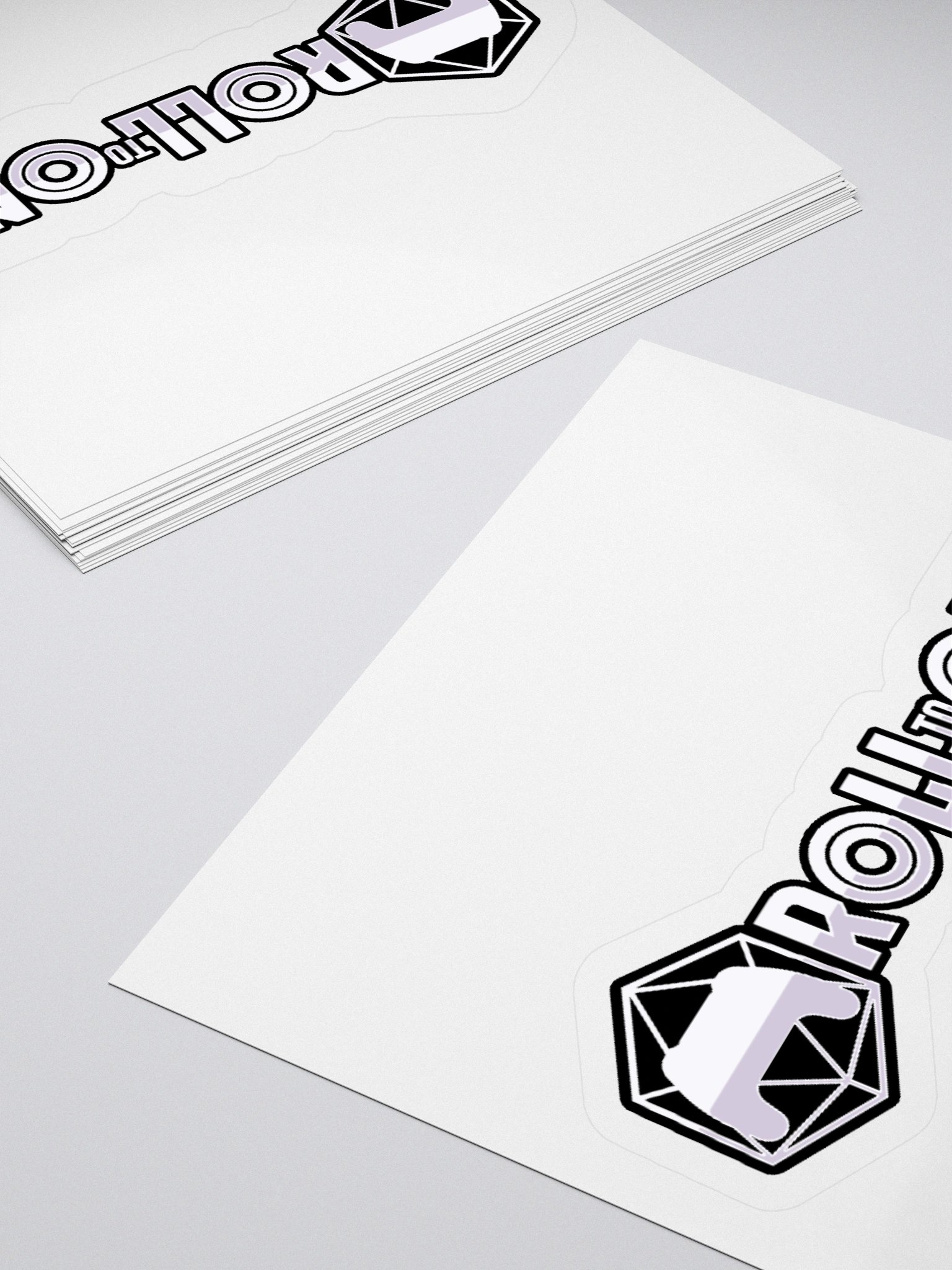 Roll to One Landscape Logo Sticker product image (4)