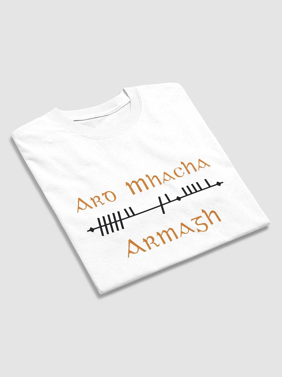 Armagh/Ard Mhacha Scholastic style white printed T-shirt product image (3)