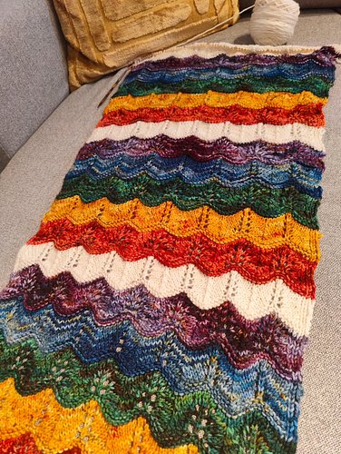The Traveller Scarf ✨

--- 

Was digging through my project bags and found this one wrapped up. Halfway through the pattern, ...