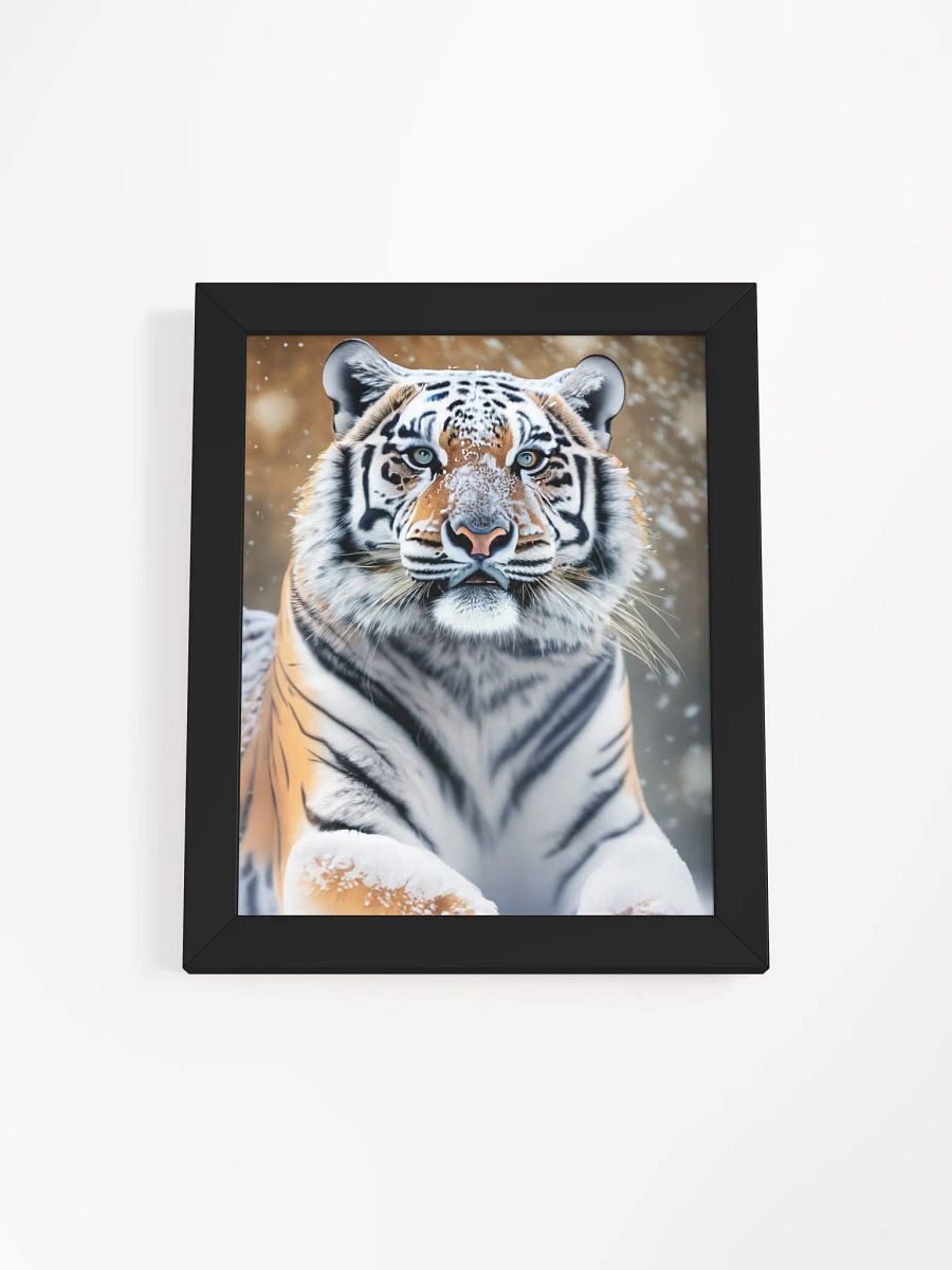 Framed High-Quality Matte Poster: A Siberian Tiger's Majesty product image (6)