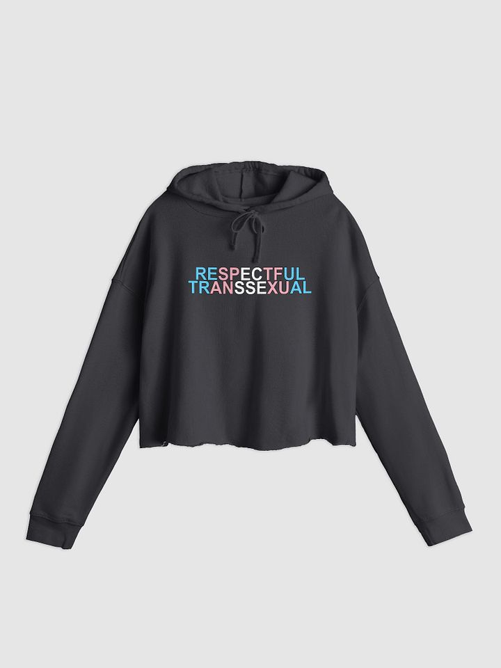 Respectful Transsexual Cropped Hoodie product image (5)