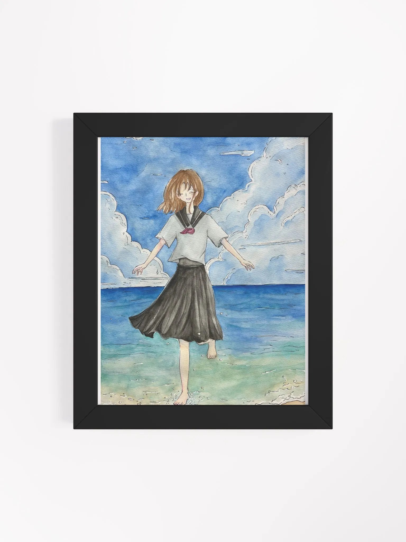 By the ocean Framed Matte Poster product image (4)