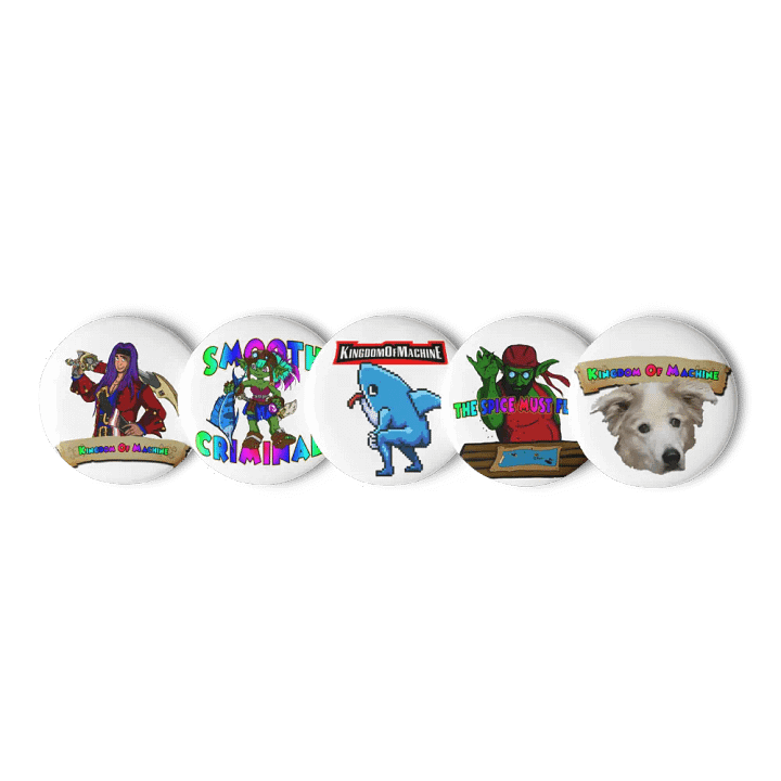 KINGDOM button pin set 2 product image (1)