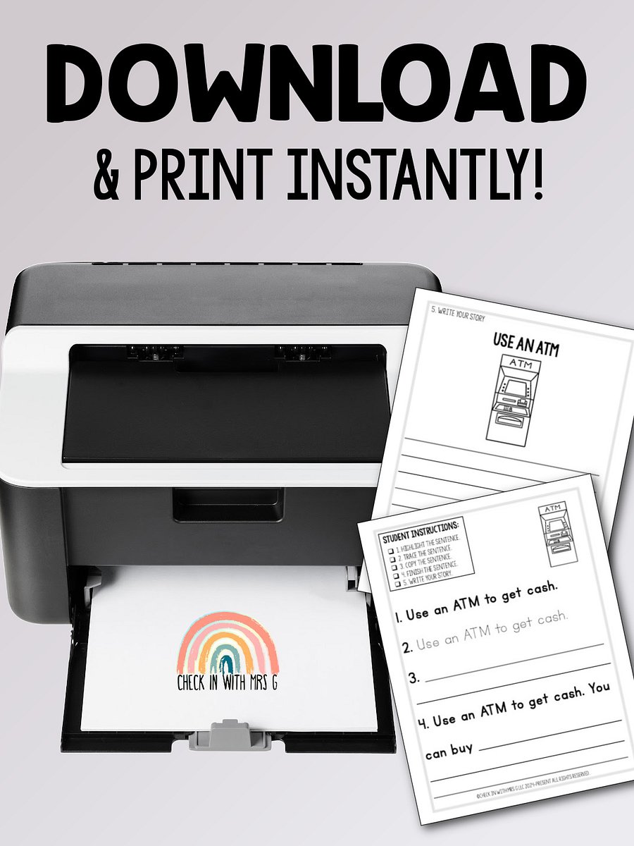 Writing Sentences Workbook: Life Skills Teens and Tweens- Instant Download product image (4)
