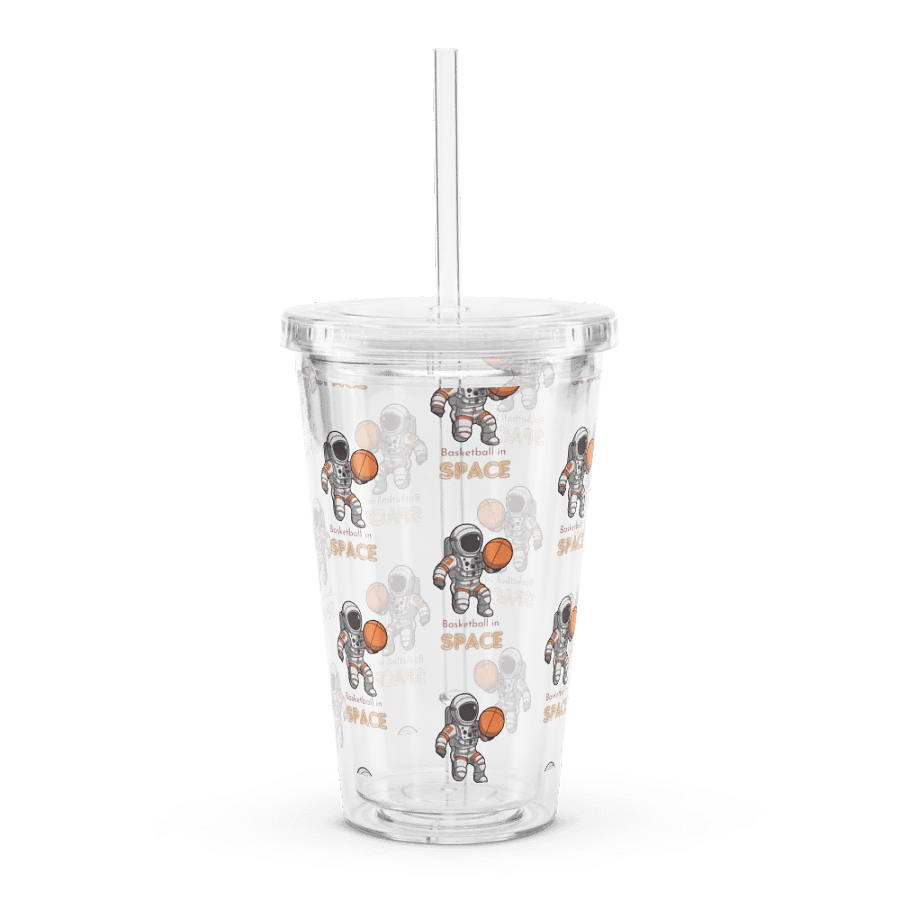 Astronaut Dunking A Basketball In Space. Cosmic Dunk Double Wall Tumbler product image (4)