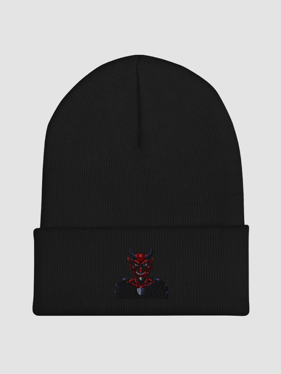 [xEvilShadowx187] Embroidered Cuffed Beanie Yupoong 1501KC product image (2)