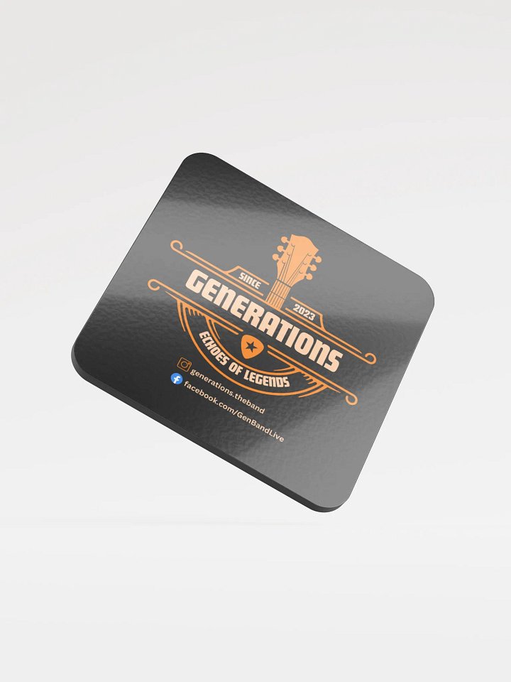 Generations Glossed Cork Coaster product image (1)