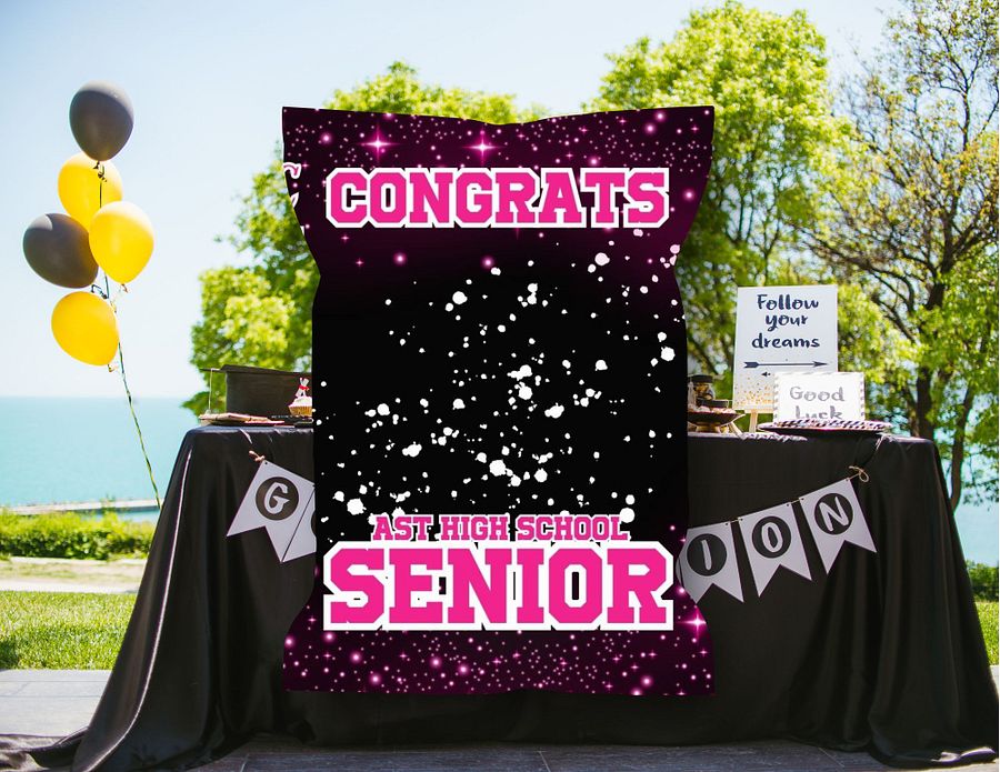 Editable Graduation Chip Bag Bundle – 14 Canva Templates Class of 2025 product image (8)