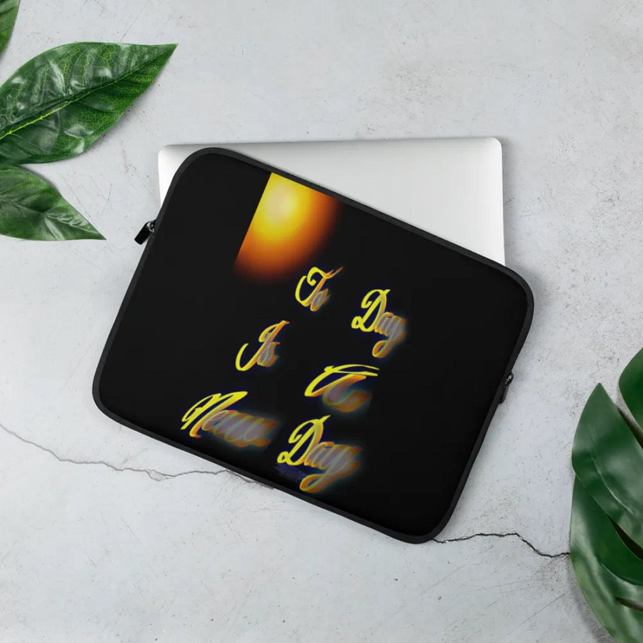 To Day Is a New Day Laptop Sleeve product image (2)