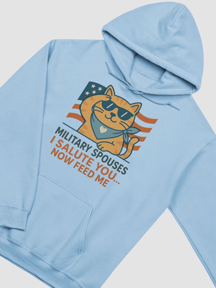 Operation: Feed Me – Military Spouse Tribute Hoodie (Cat Approved) product image (4)