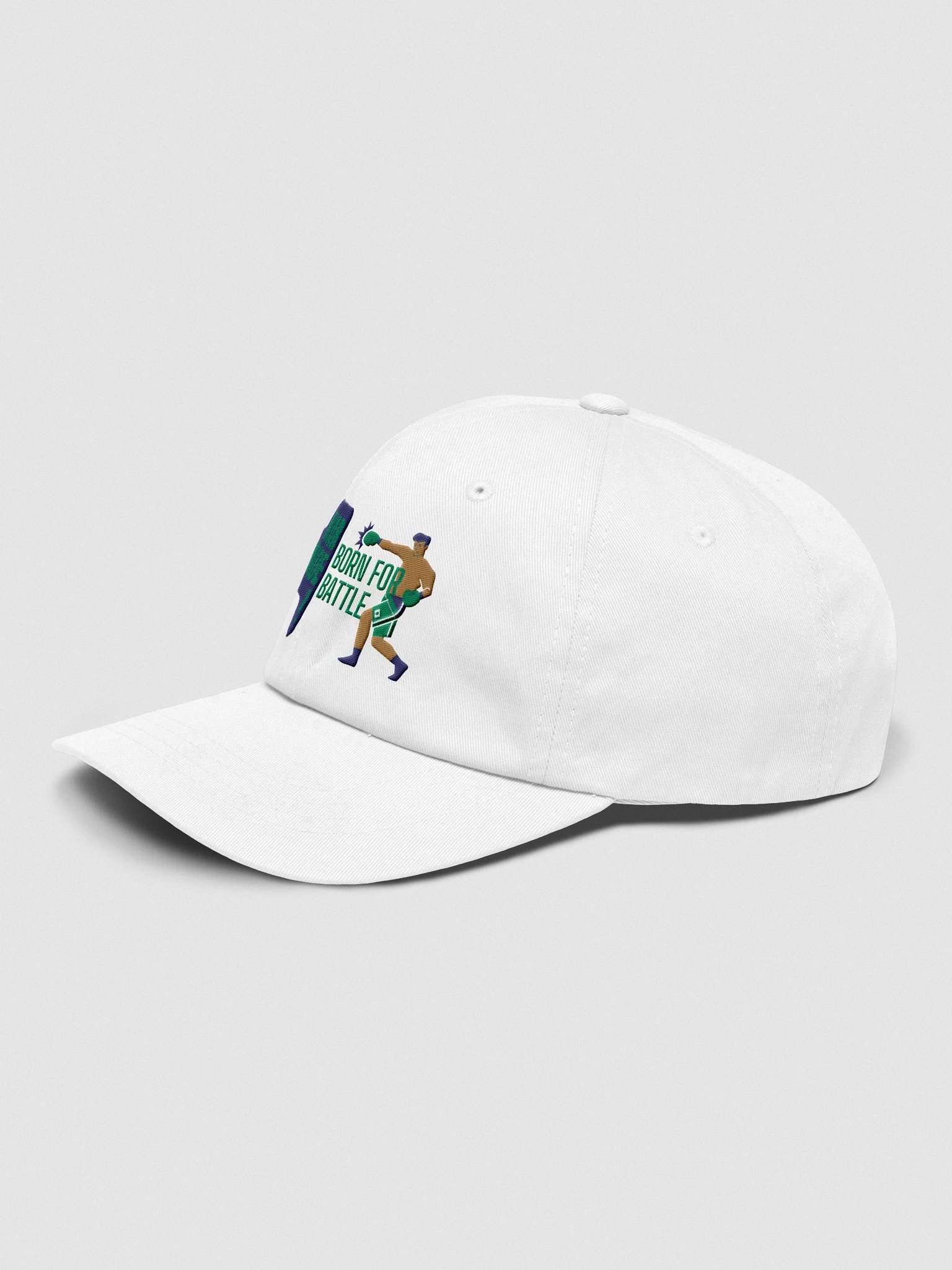 Born for Battle Dad Hat – WAR MADE Edition product image (3)