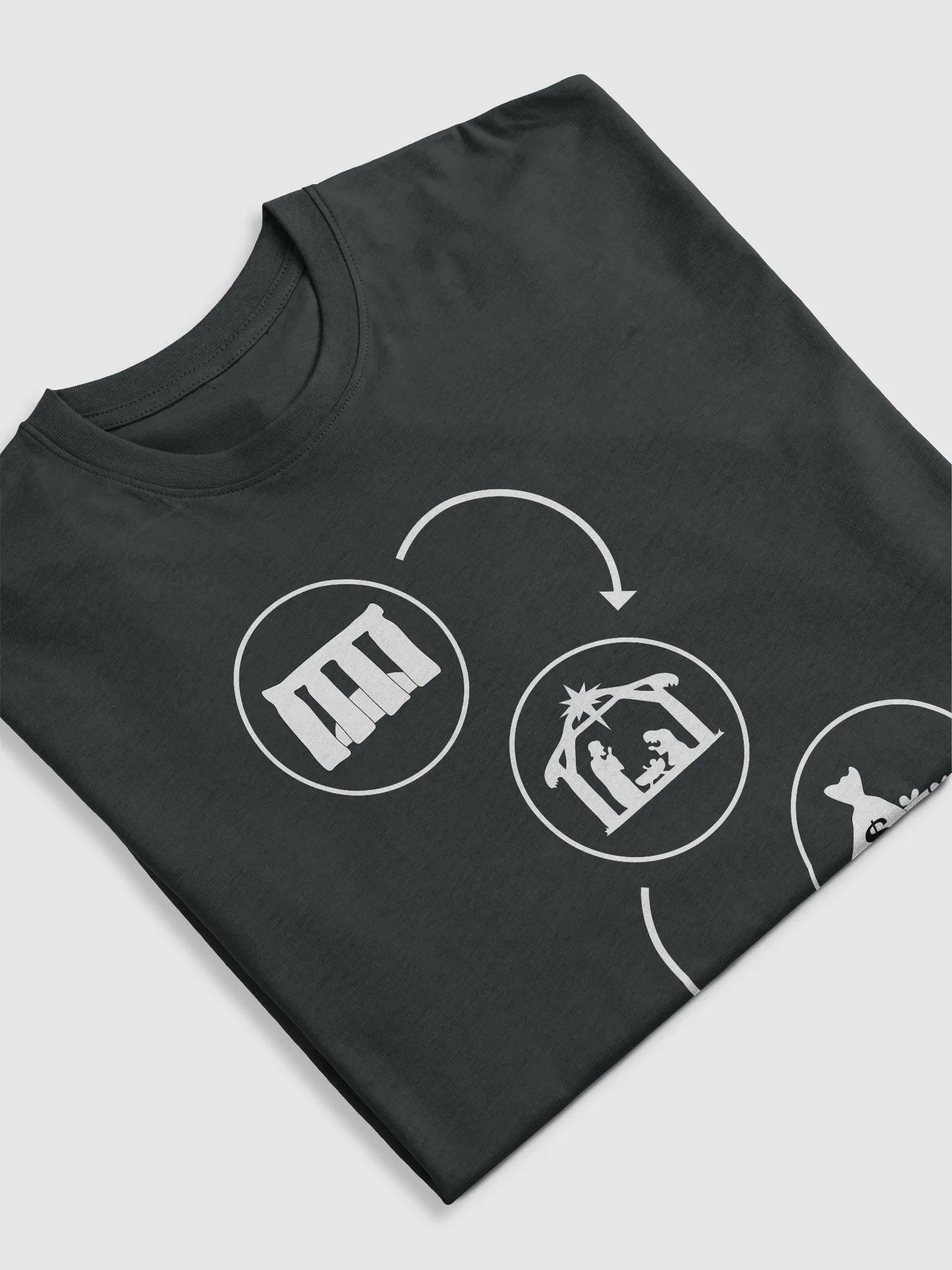 The Evolution of Christmas - Cotton Heritage Men's Premium Heavyweight Tee product image (1)