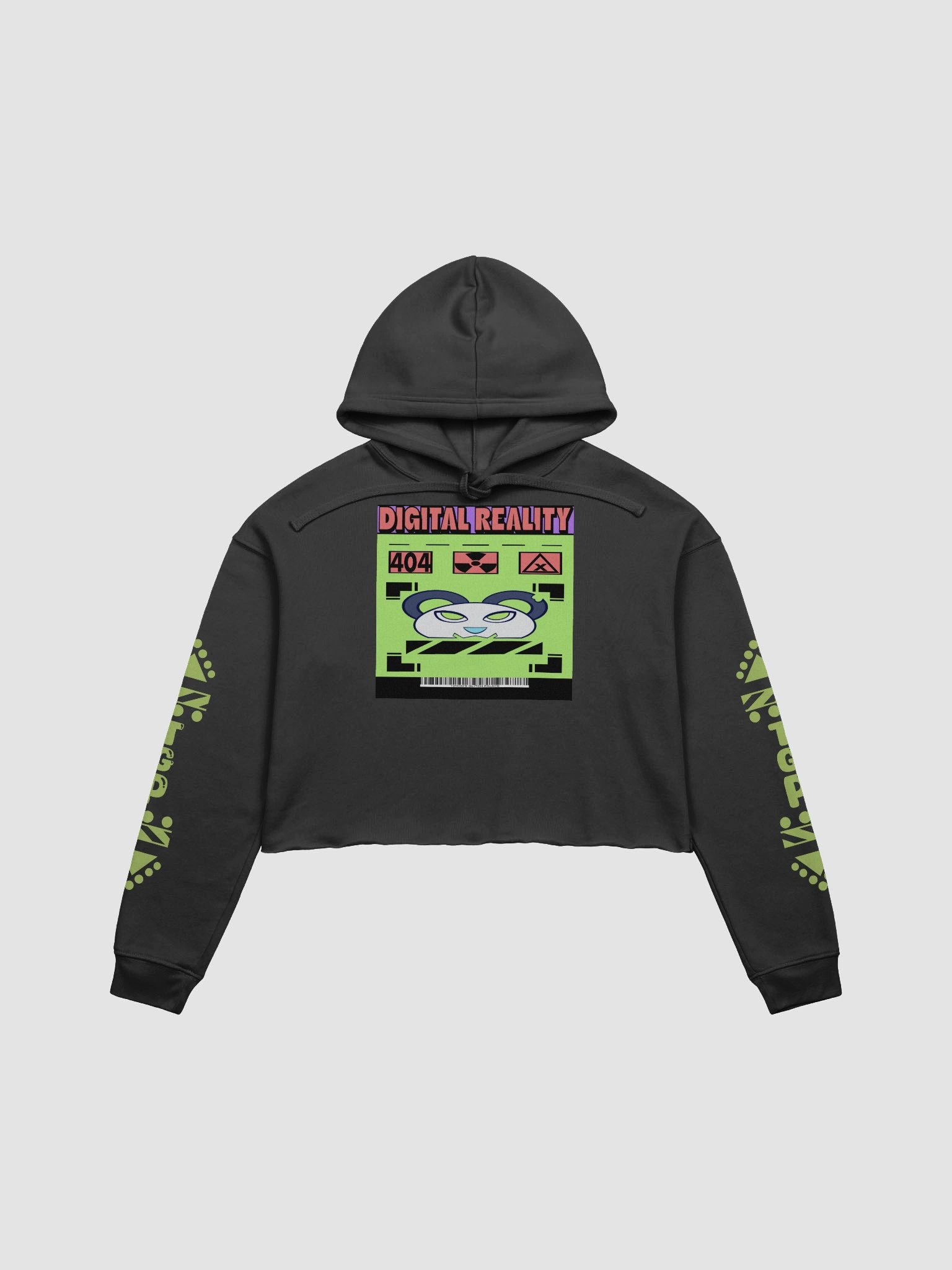 Digital Reality Crop Hoodie product image (1)