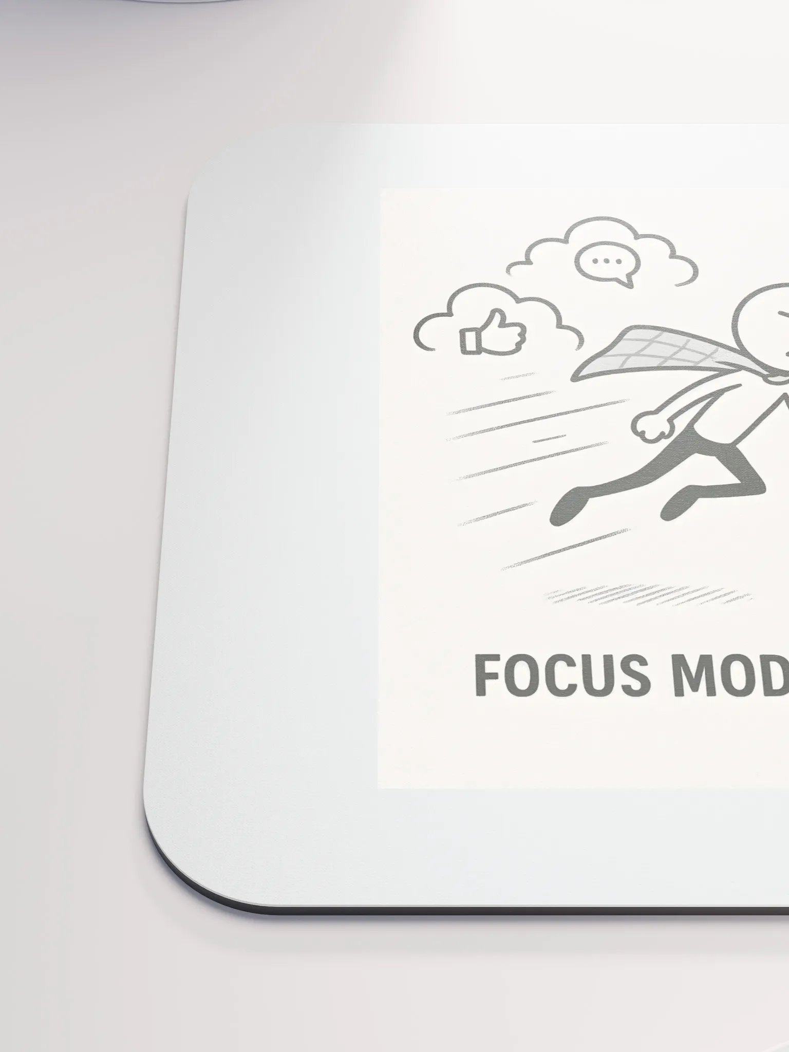 Superhero Focus Mode Mouse Pad product image (6)