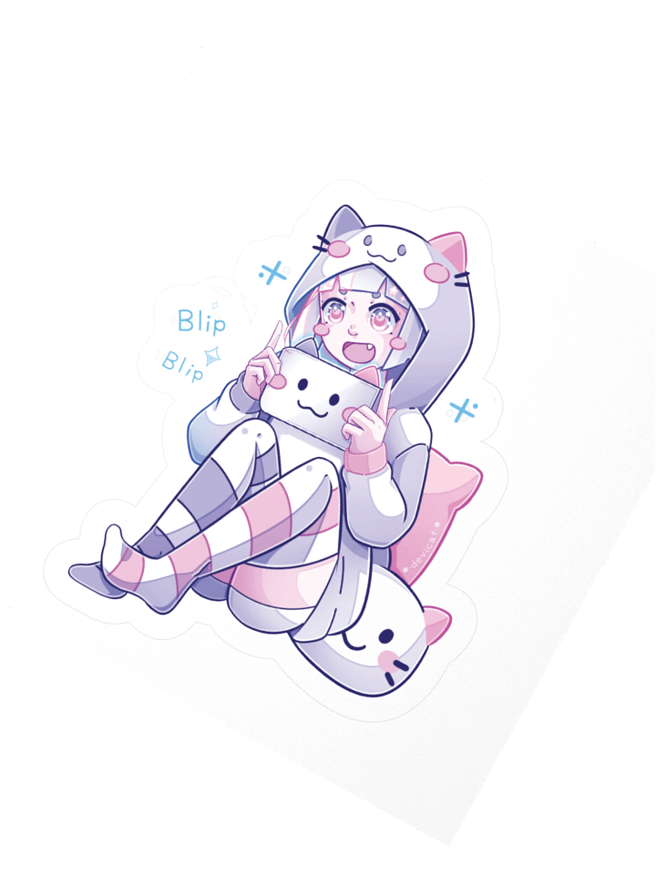 Sticker • CandiCat Gamer Girl • 2024 product image (4)