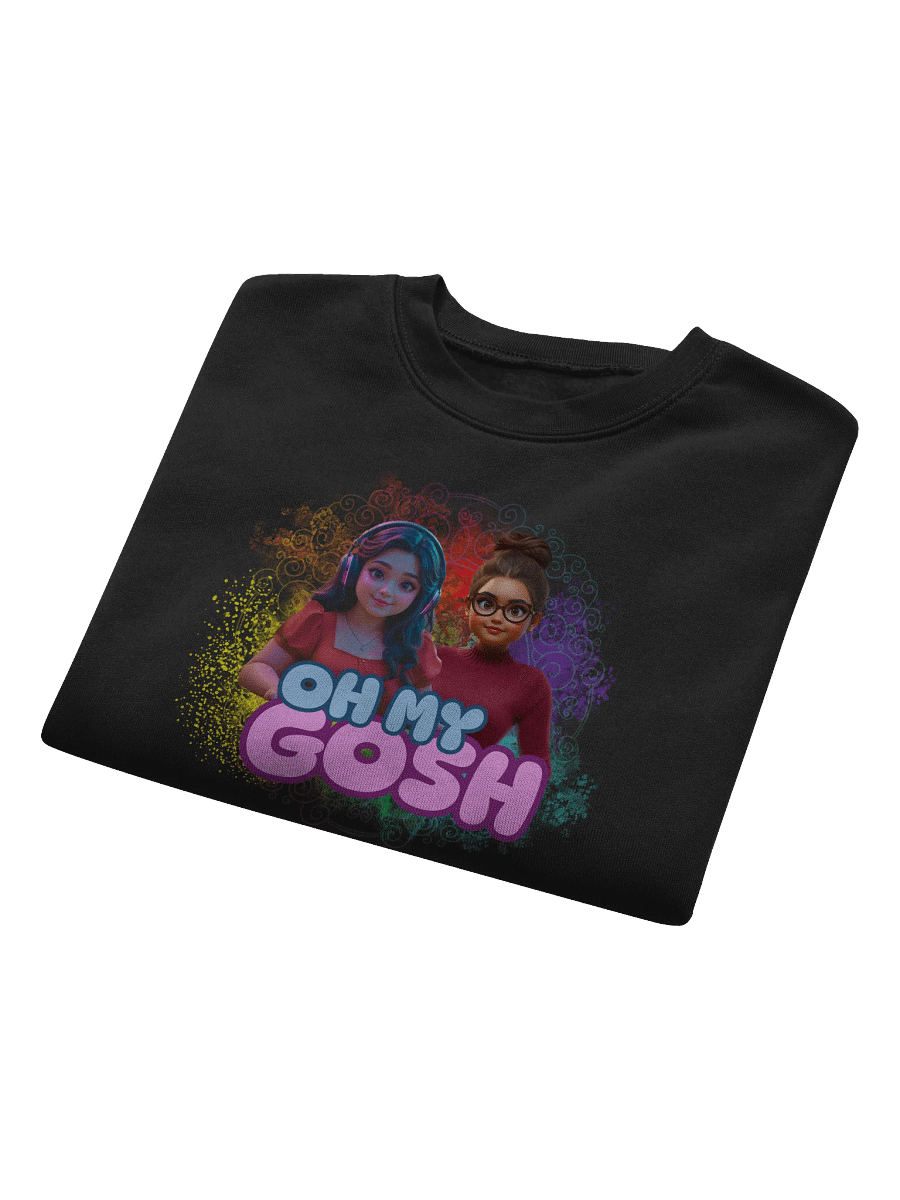 "Oh My Gosh" Women's Fleece Crop Sweatshirt product image (8)