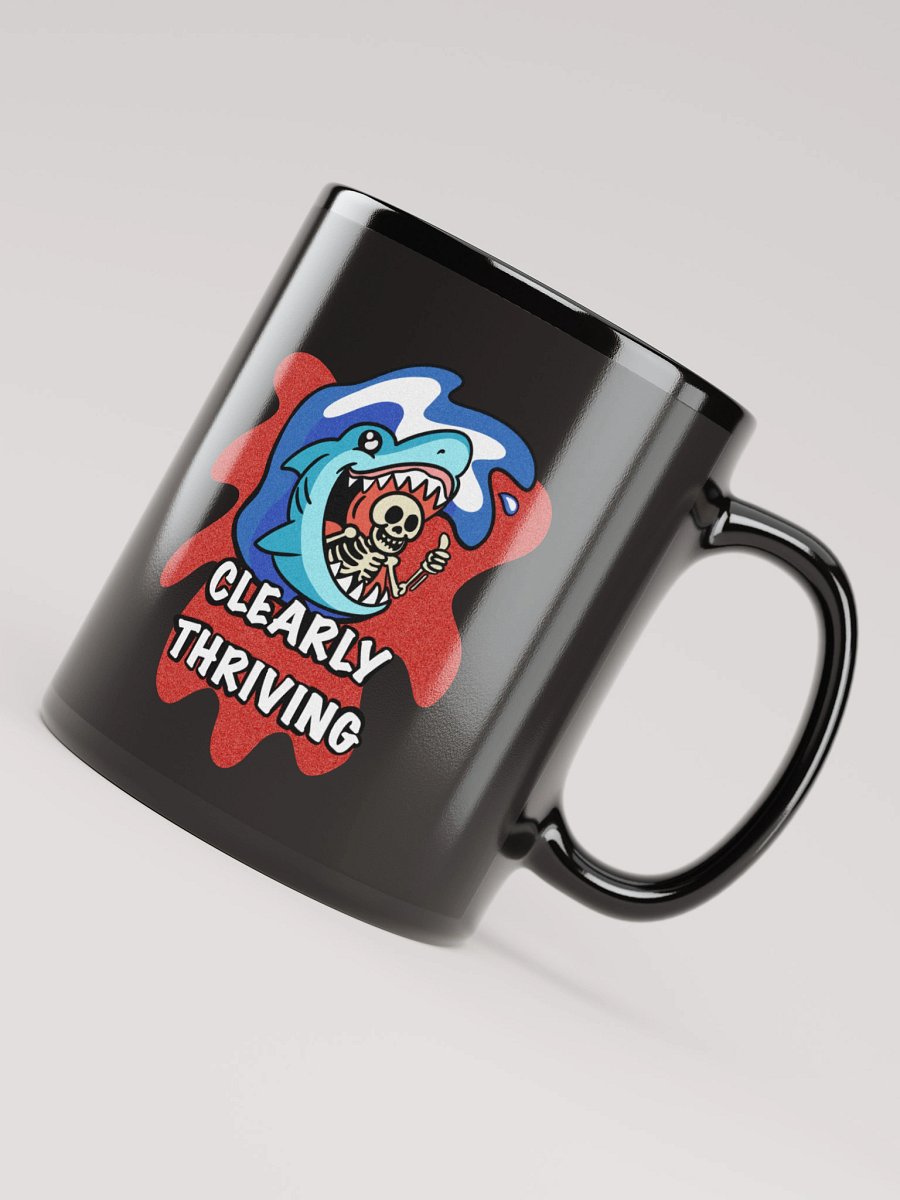 Clearly Thriving Mug Black product image (8)
