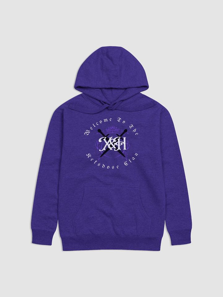 'Welcome To The Keksdose Clan' Unisex Hoodie - Purple product image (1)
