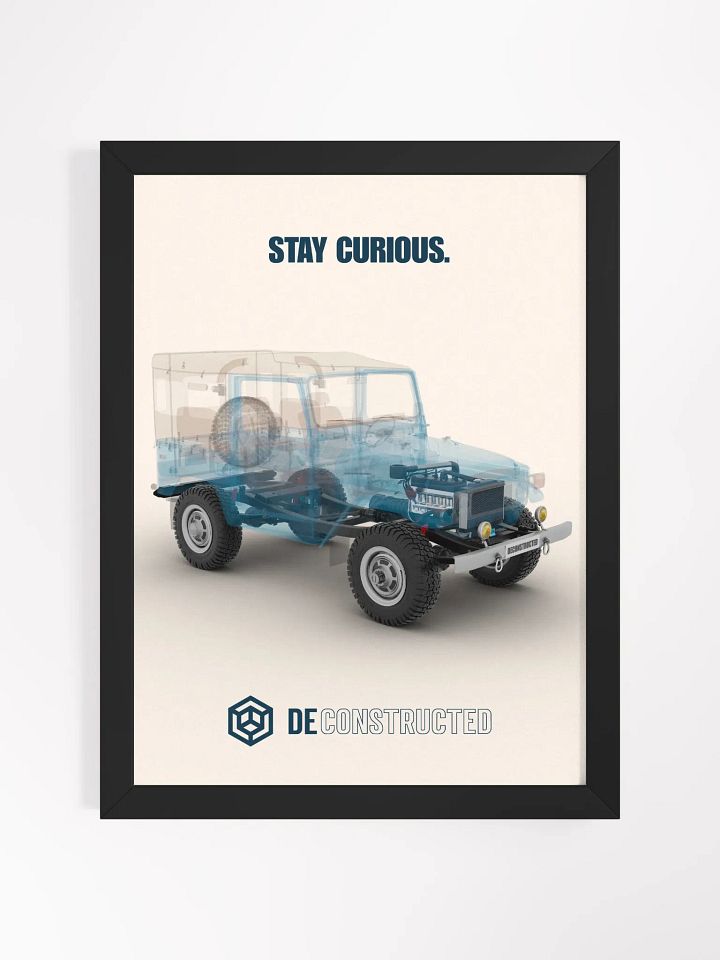 4x4 X-ray View Framed Poster product image (1)