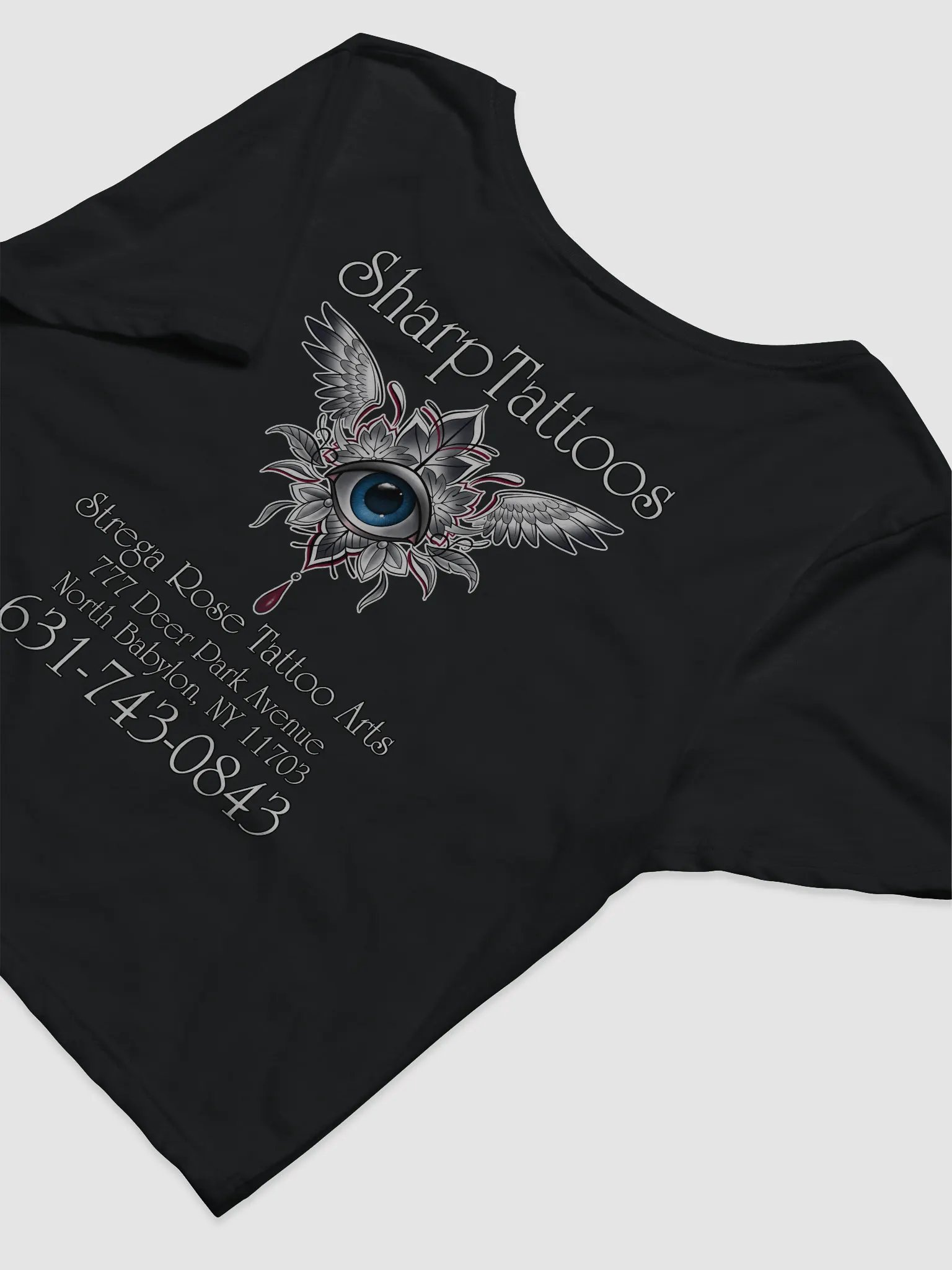MoonFlower - SharpTattoos @ Strega Rose Tattoo Arts Crop Top product image (6)
